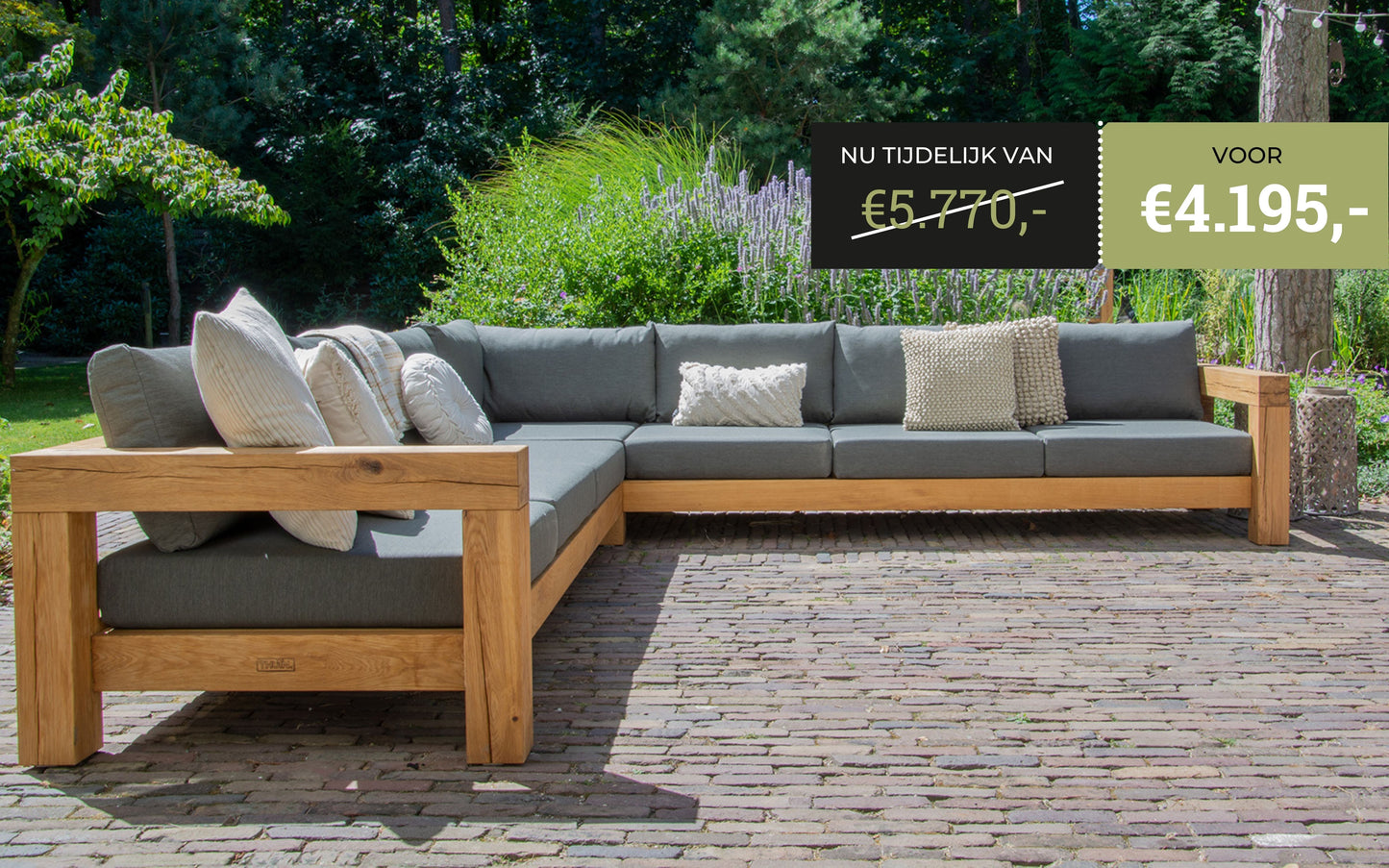 Hoekbank 7-zits - Southend Antraciet