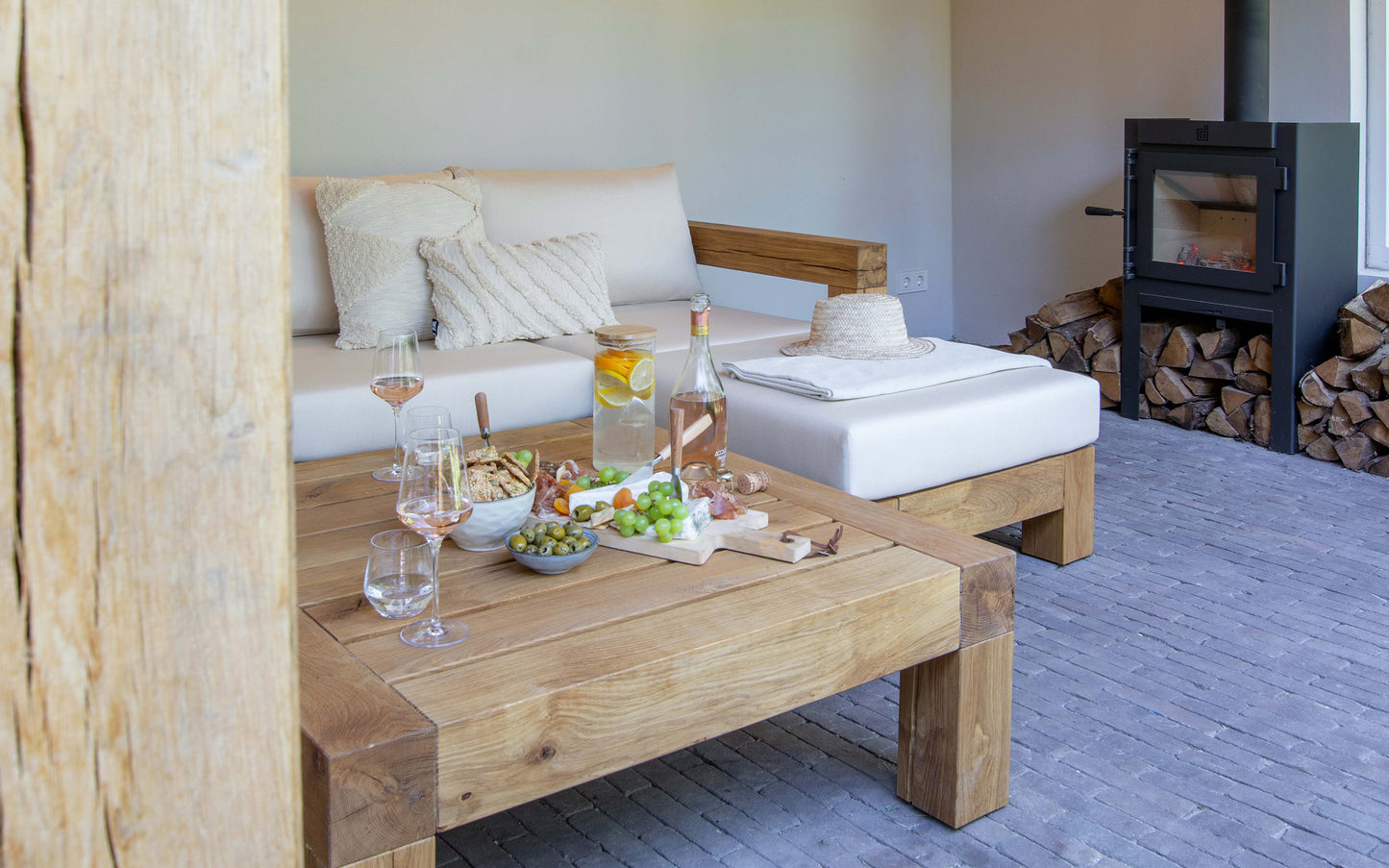 Lounge hocker - Southend Beige