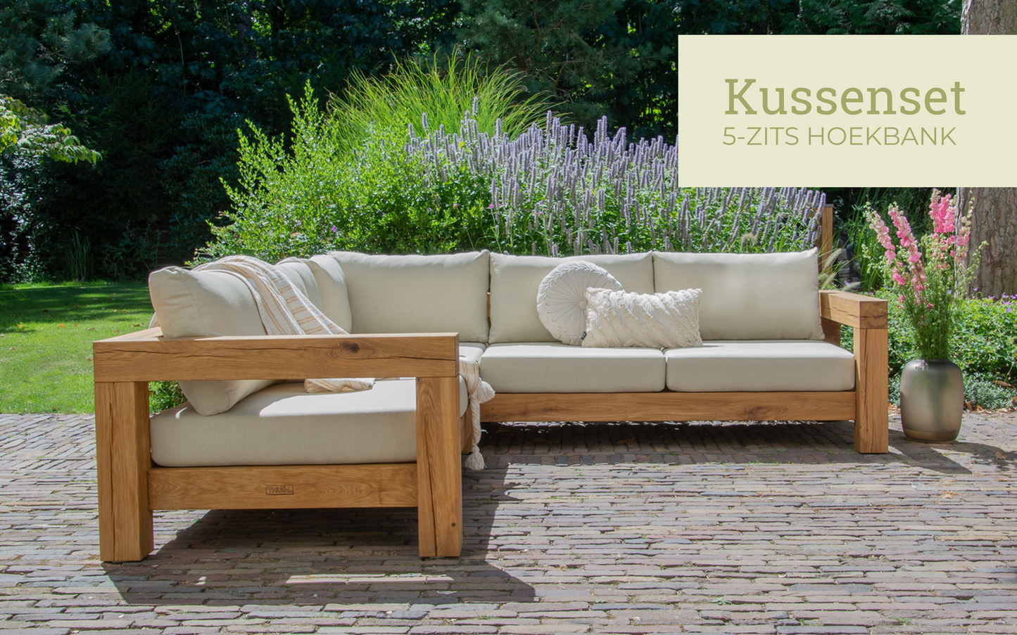 Kussenset 5-zits bank - Southend Beige