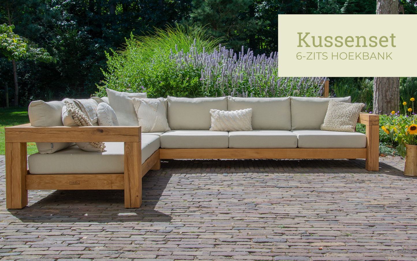 Kussenset 6-zits bank - Southend Beige