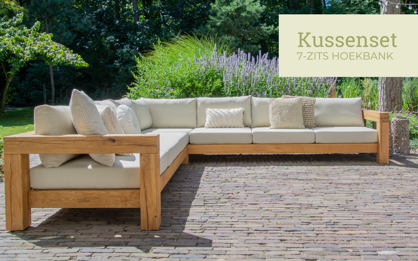 Kussenset 7-zits bank - Southend Beige