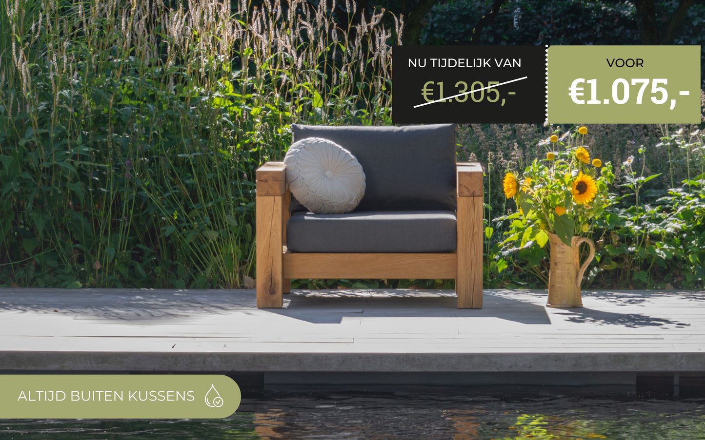 Lounge Fauteuil - Panama Antraciet