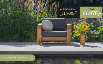 Lounge Fauteuil - Panama Antraciet